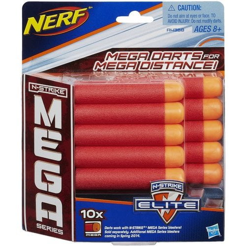 Details about   Nerf N-STRIKE Mega 20x Refill Toy Ammo Darts Hasbro ages 8+